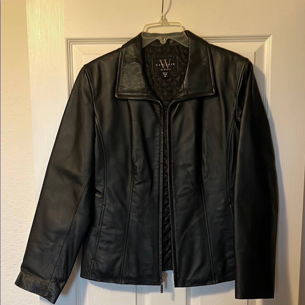 Women's Black Leather Jacket
